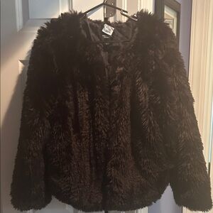 Simply Vera Vera Wang Black Teddy Jacket